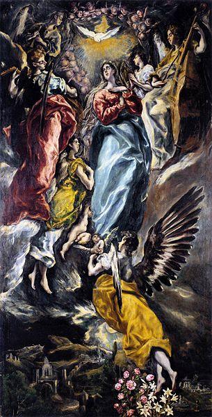 El Greco The Virgin of the Immaculate Conception